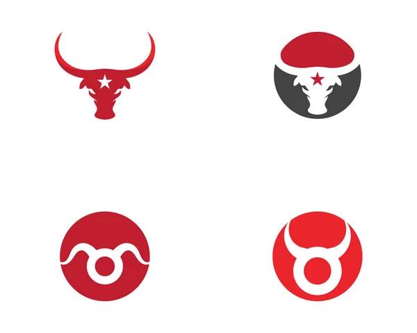 Toros Logo şablon vektör simgesi — Stok Vektör