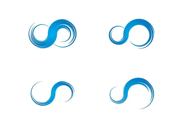 Plantilla de vector de logotipo infinito — Archivo Imágenes Vectoriales