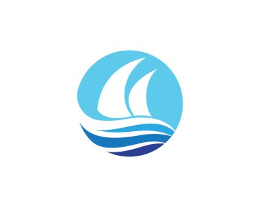 yolcu gemisi Logo şablonu