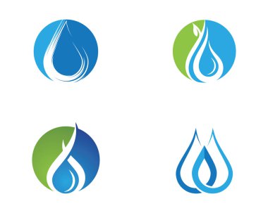su damlası logo şablonu