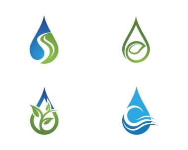su damlası logo şablonu