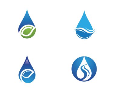 su damlası logo şablonu
