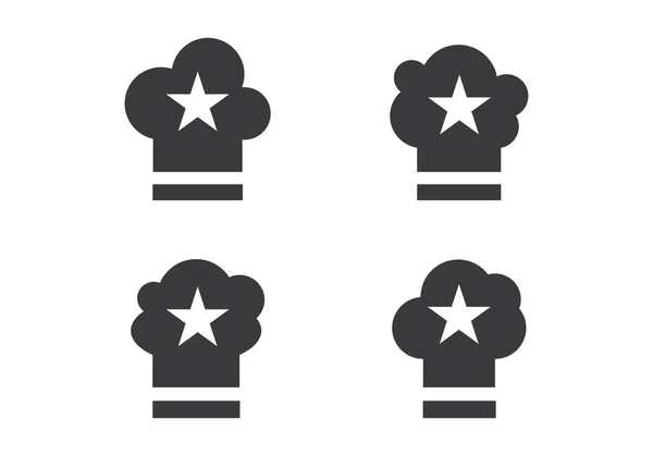 Логотип шеф-кухаря капелюха — стоковий вектор