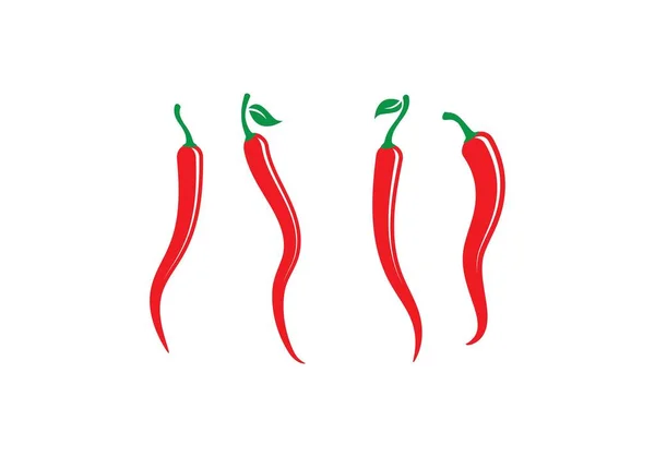 Heiße Chili-Vektorsymbol-Illustration — Stockvektor