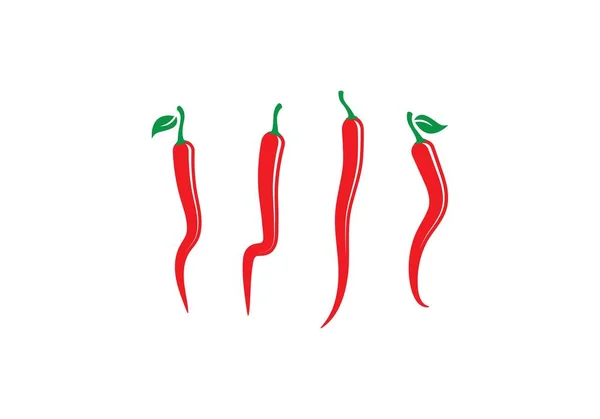 Heiße Chili-Vektorsymbol-Illustration — Stockvektor