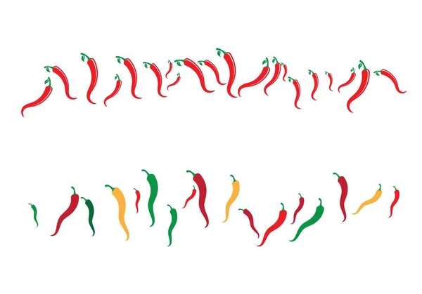 Heiße Chili-Vektorsymbol-Illustration — Stockvektor