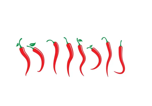 Ilustrační vektorové chilli — Stockový vektor