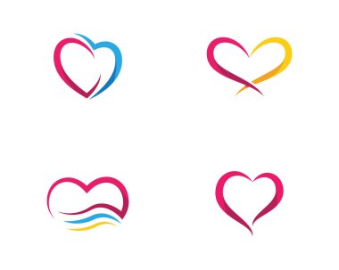 Güzellik aşk vektör simgesi