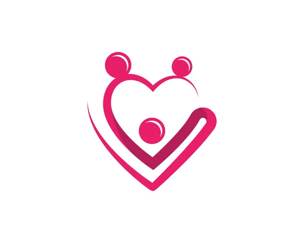 Community care Logo template — Stock Vector