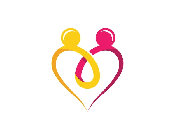 Community Care Logo Vorlage — Stockvektor