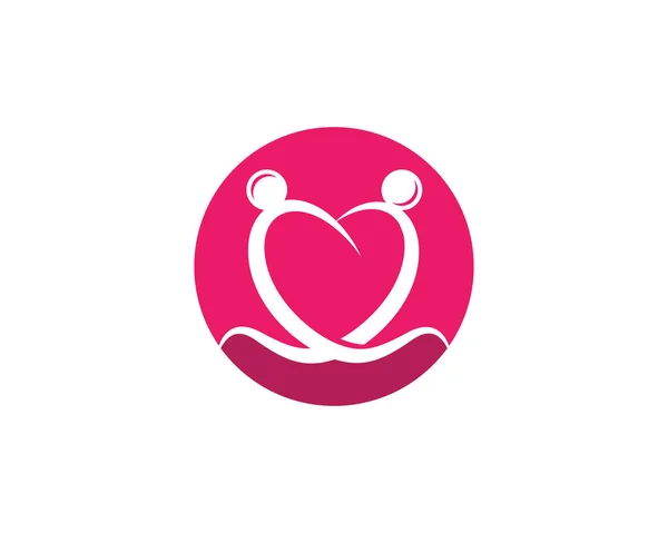 Community care Logo template — Stock Vector
