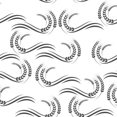 Tarım buğday vektör çizim tasarım 