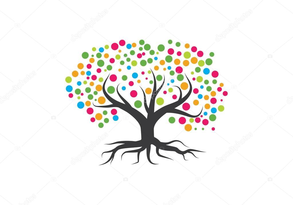 Download Family tree symbol icon logo design — Stock Vector ...