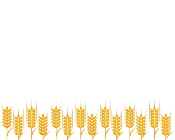 Γεωργία σιταριού πρότυπο διάνυσμα εικονίδιο σχεδιασμός — Διανυσματικό Αρχείο