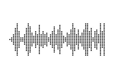  ses dalgaları vektör simge tasarlamak