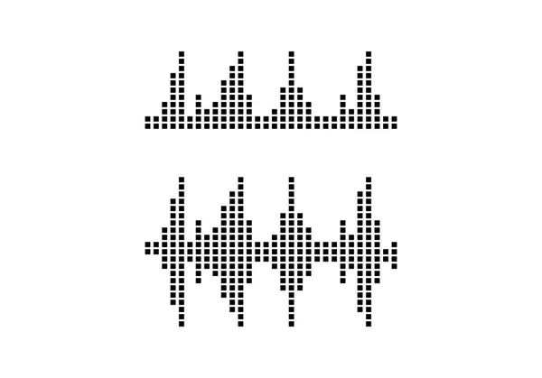 Fale dźwiękowe wektor ikona ilustracja — Wektor stockowy