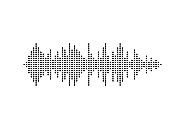 Ηχητικά κύματα εικονογράφηση εικόνα διάνυσμα — Διανυσματικό Αρχείο