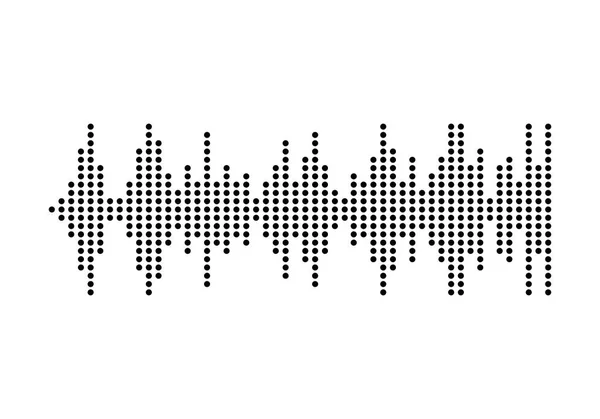 Hanghullámok vector icon illusztráció — Stock Vector