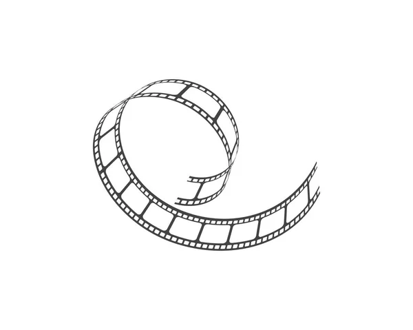 Film abstract pictogramă vector ilustrare — Vector de stoc