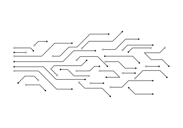 Diseño de ilustración de circuito — Archivo Imágenes Vectoriales