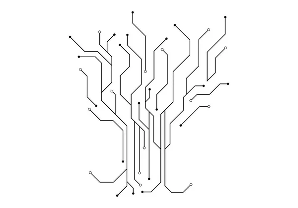 Circuit afbeelding ontwerp — Stockvector