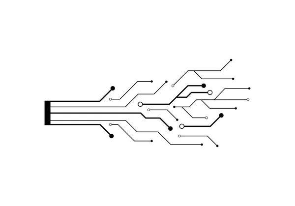 Circuit afbeelding ontwerp — Stockvector