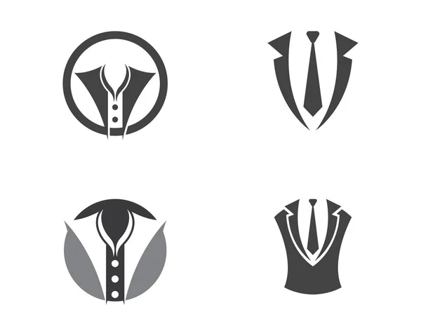 Tuxedo Logo template vector icon — Stock Vector