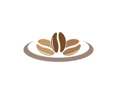 Kahve fincanı logo şablonu