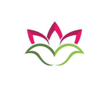 Güzellik vektör çiçek tasarım logo