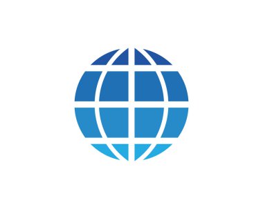 Tel dünya Logo şablonu