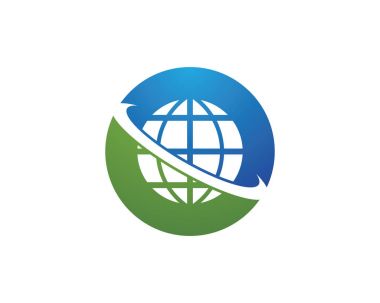 Tel dünya Logo şablonu