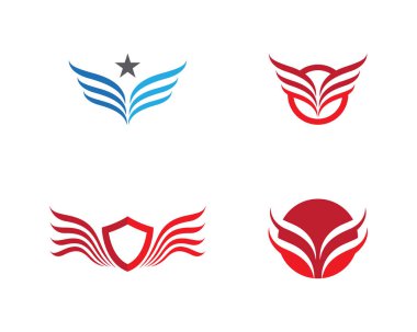 Kanat Falcon Logo şablonu
