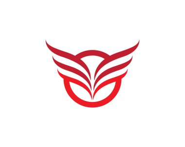 Kanat Falcon Logo şablonu