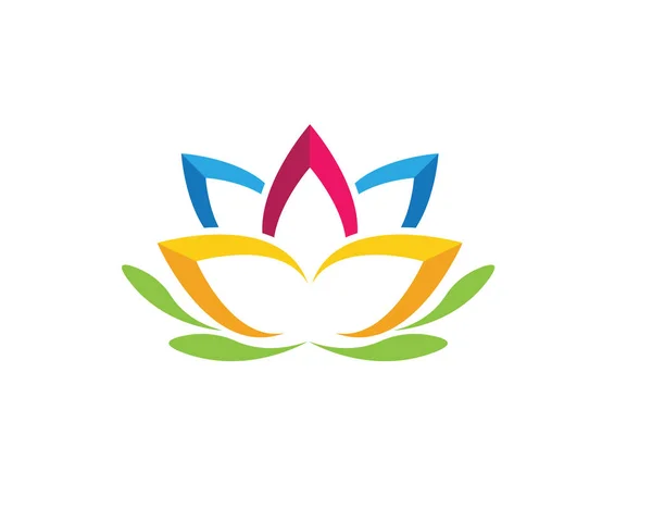 Güzellik Lotus vektör çiçek tasarım — Stok Vektör