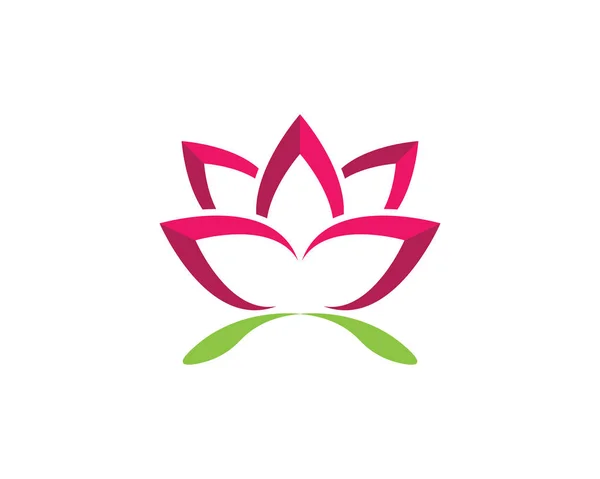 Kozmetikai Lotus vektor virág design — Stock Vector