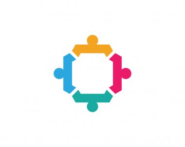  toplum hizmeti Logo şablonu