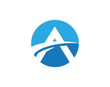 Bir harf logo şablonu