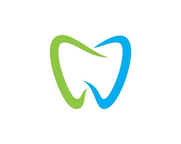 Οδοντιατρική λογότυπο φορέα πρότυπο — Διανυσματικό Αρχείο