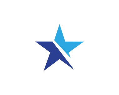 Yıldız Logo Şablonu vektör simgesi