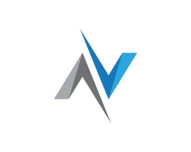 N mektup Logo şablonu vektör simgesi
