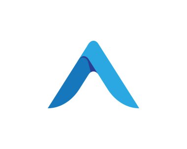 Bir mektup Logo şablonu vektör