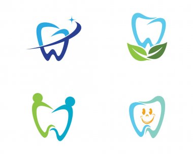 Diş logo şablonu