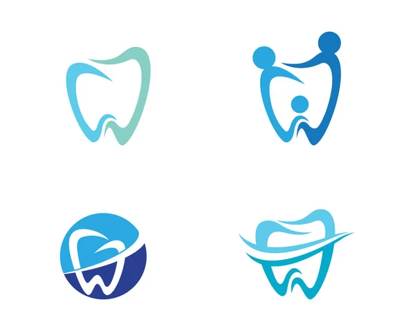 Plantilla de logotipo dental — Archivo Imágenes Vectoriales