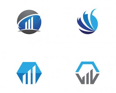 İş finansmanı profesyonel logo şablonu