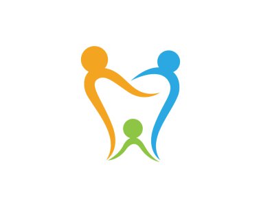Diş logosu vektör illüstrasyonuName