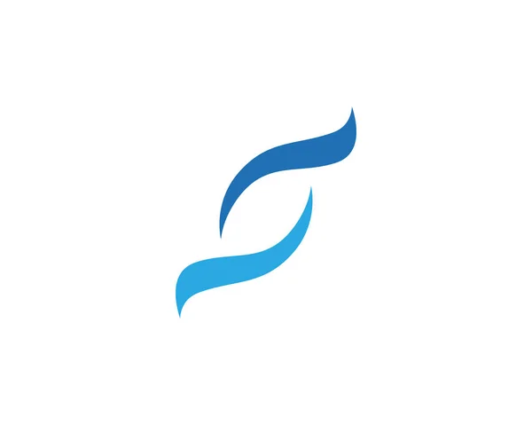 S lettre logo icône design modèle vecteur — Image vectorielle