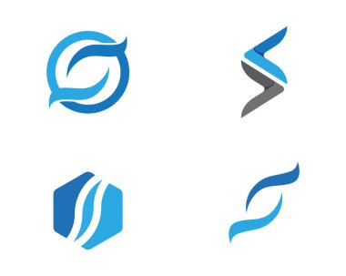 İş kurumsal S harfi logo