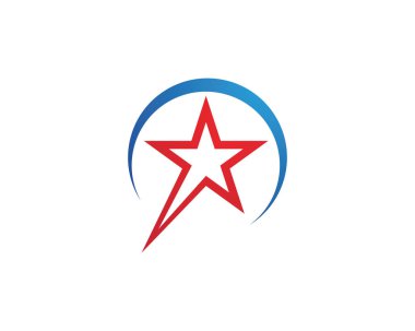 Yıldız Logo Şablonu vektörü
