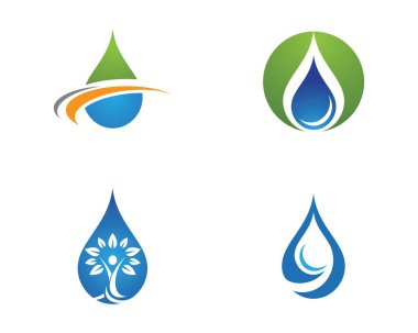 su damlası logo şablonu