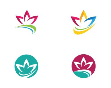 Güzellik vektör lotus çiçekleri 